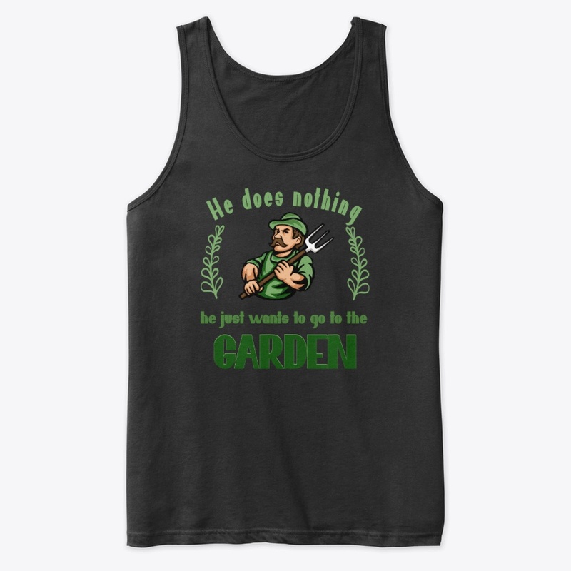 Gardener just wants to go to the garden.