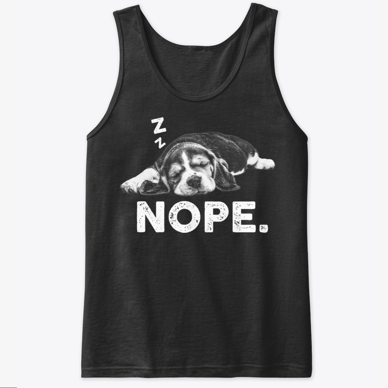Funny Lazy Nope Beagle For Dog Lover