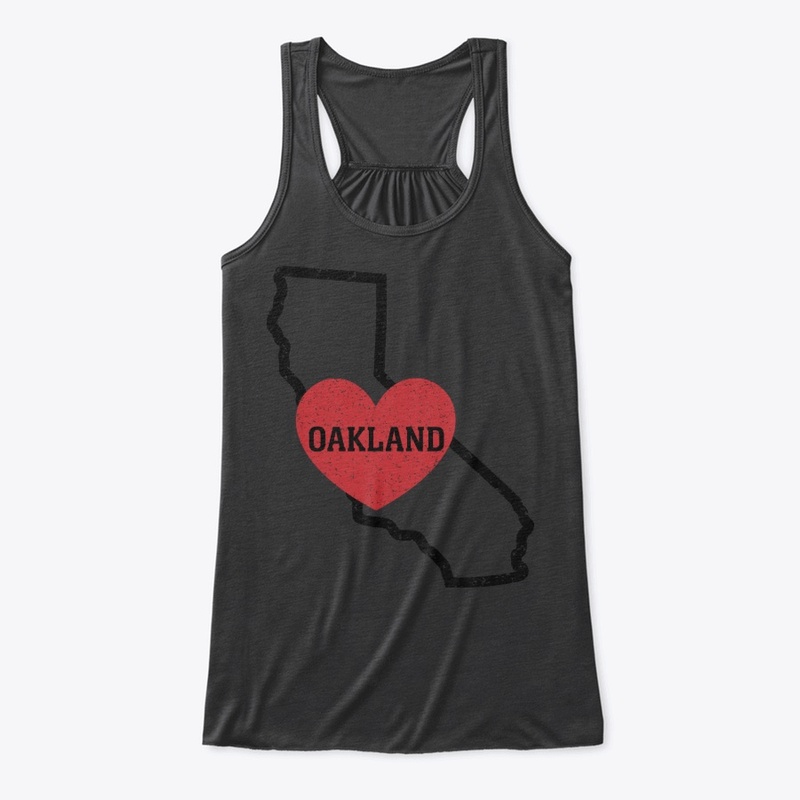 Oakland California Heart Shirt 