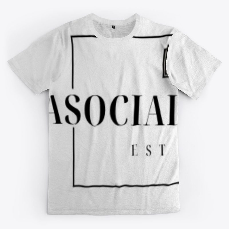 Asocial Status All-Over Print Tee