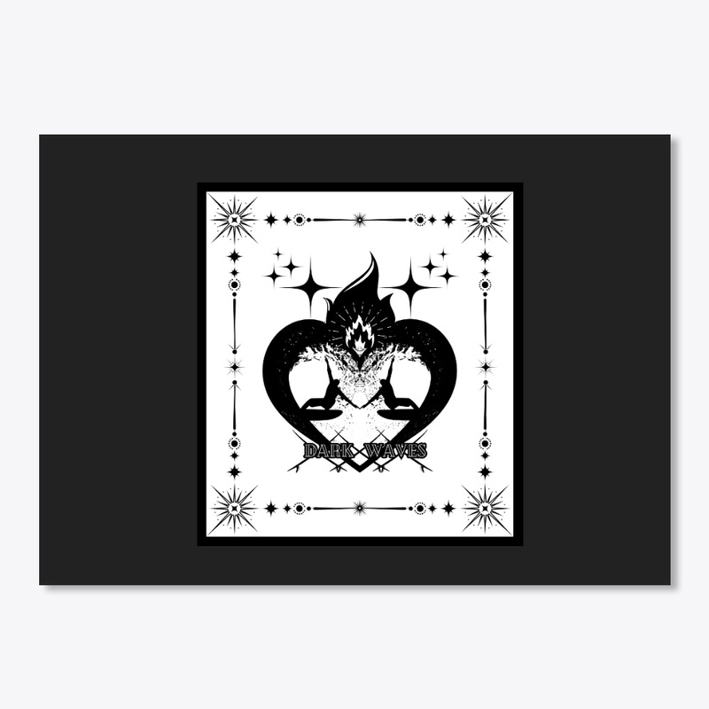 Dark Waves Tarot Card Design