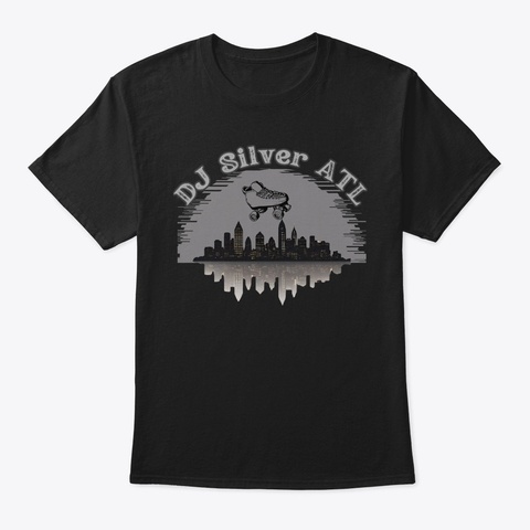 I'm With Dj Silver Black T-Shirt Front