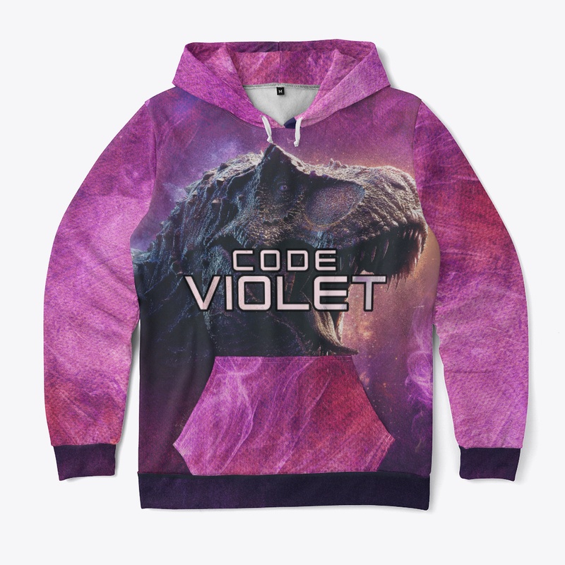 Code Violet PinkFire All-Over Hoodie