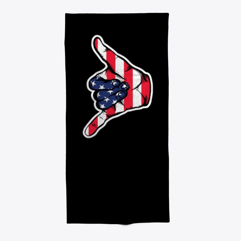 Hang Loose American Flag Style