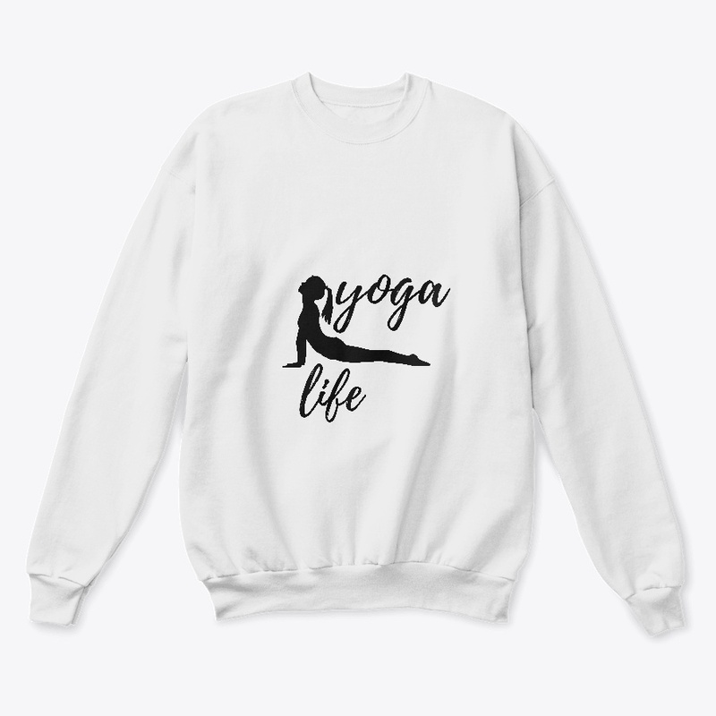 Yoga Life Black Letters 