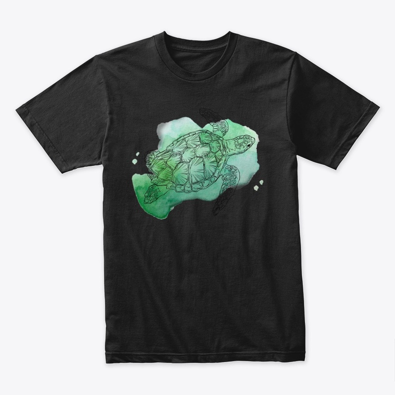 Turtle in Watercolor