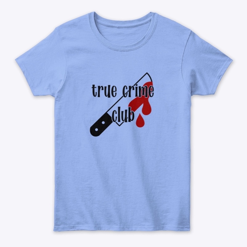 True Crime Club - black + red