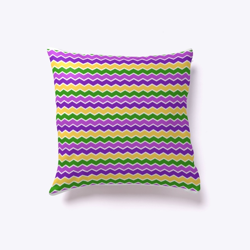 Mardi Gras Zig Zag Dress