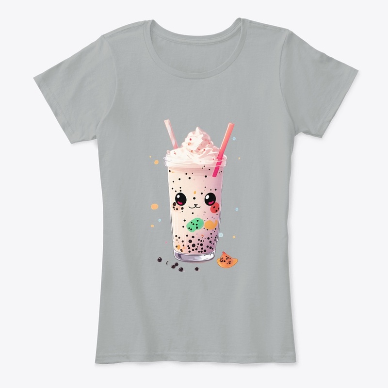 cute boba milk drink