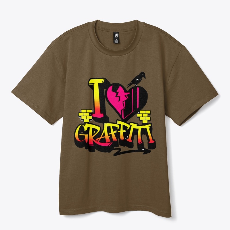 I Love Graffiti T Shirt