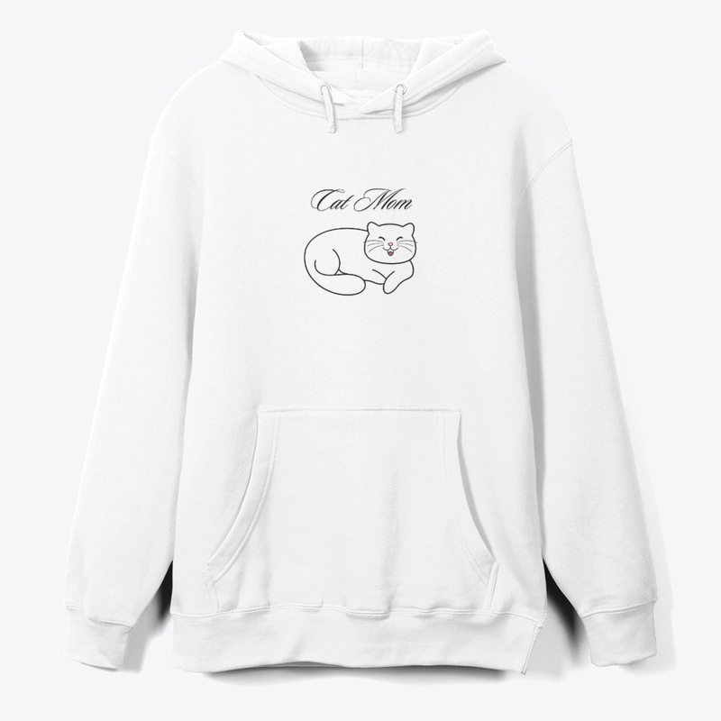 Cat Mom – Simple Happy Kitty Design-FC1