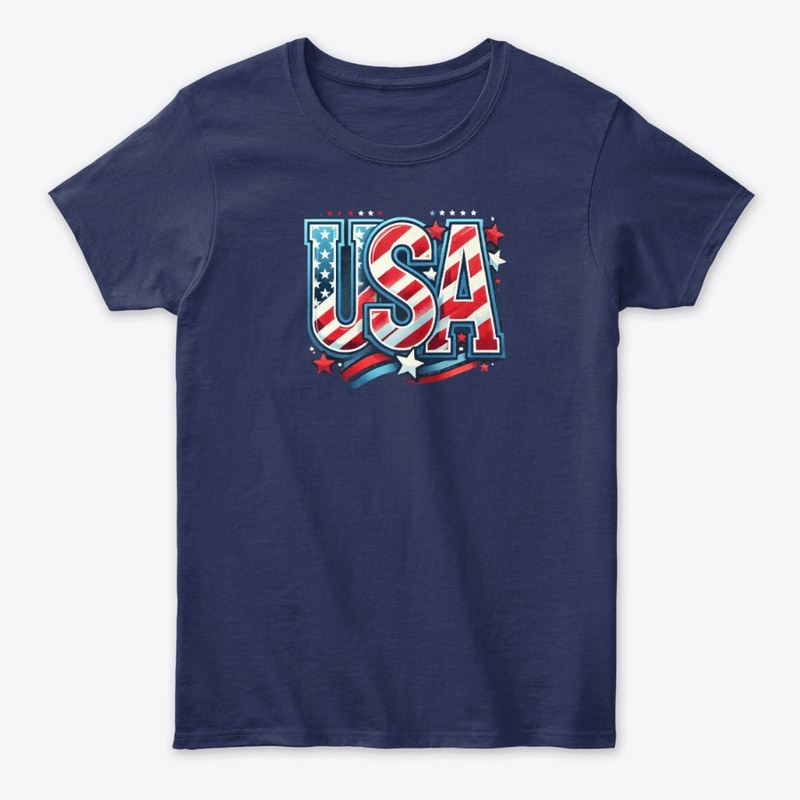 USA Colorful and Patriotic Unisex