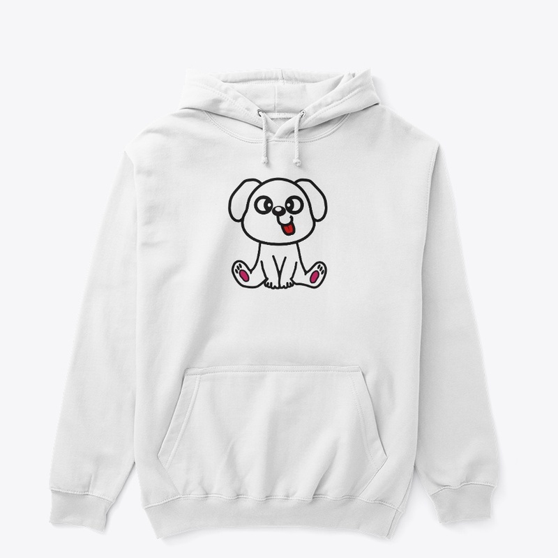 T-shirt with a cute cartoon dog design