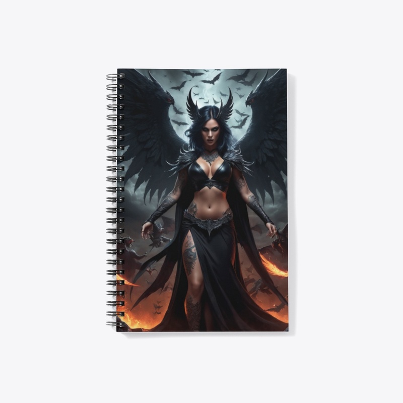 Fierce Winged Demoness Unleashed