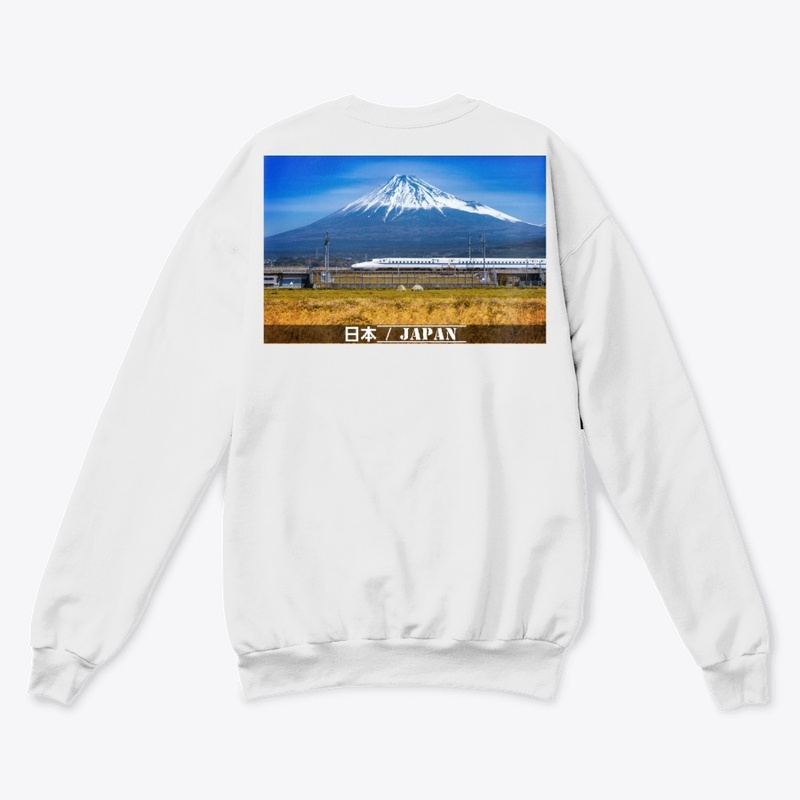 Bullet train and mount fuji