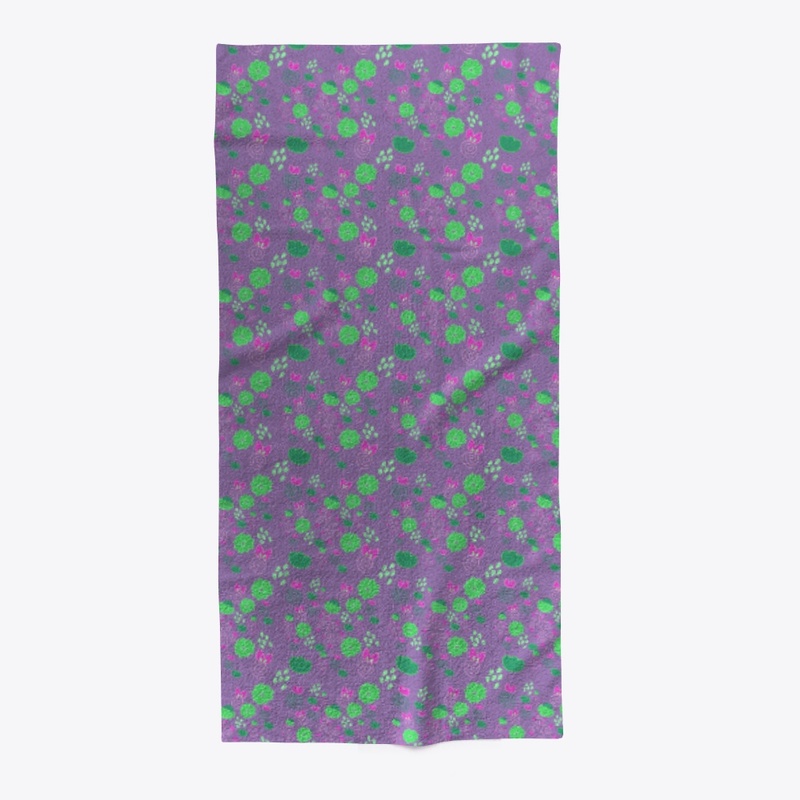 summer colorful motif  purple