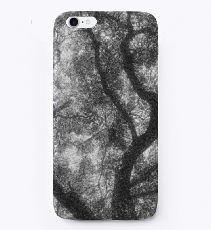 Moody Jacaranda - Black And White Tree