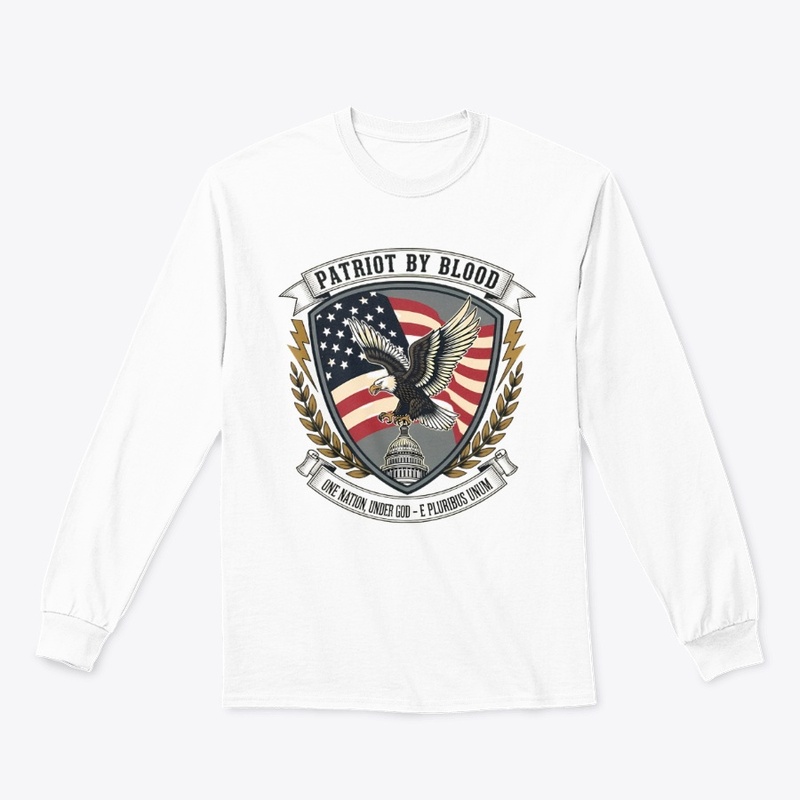 Patriotic by Blood Eagle Shield Design