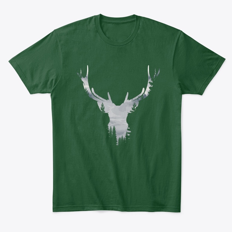 Deer Winter Forest