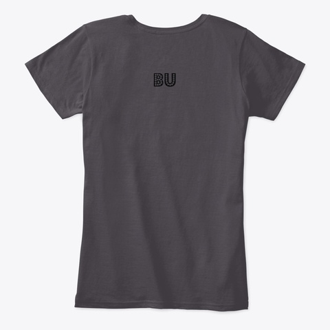 Tee Shirt Femme En Coton Heathered Charcoal  T-Shirt Back