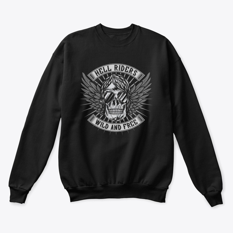 Bikers Hell Riders Motorcycle T-Shirt