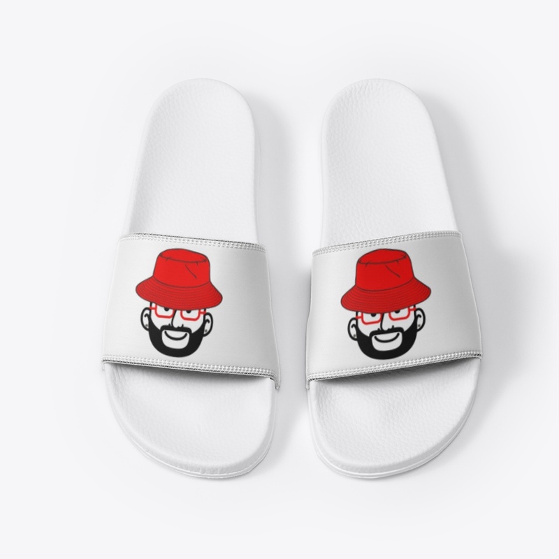 Red Bucket White Slides