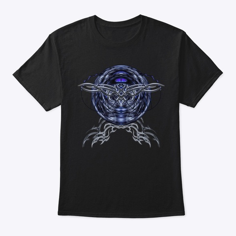 Seeing All Black T-Shirt Front