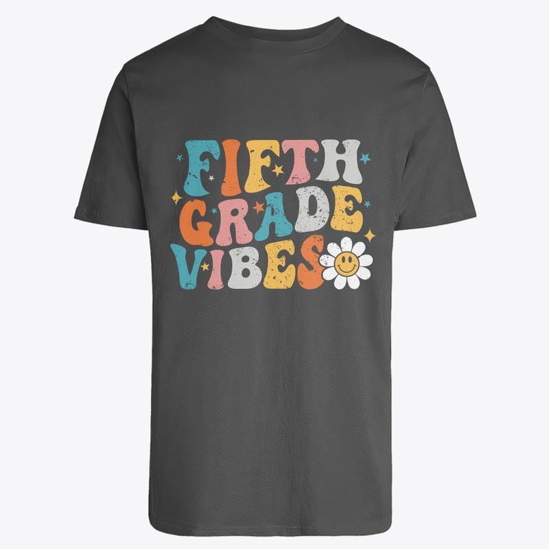 Fifth Grade Vibes Back to school groovy