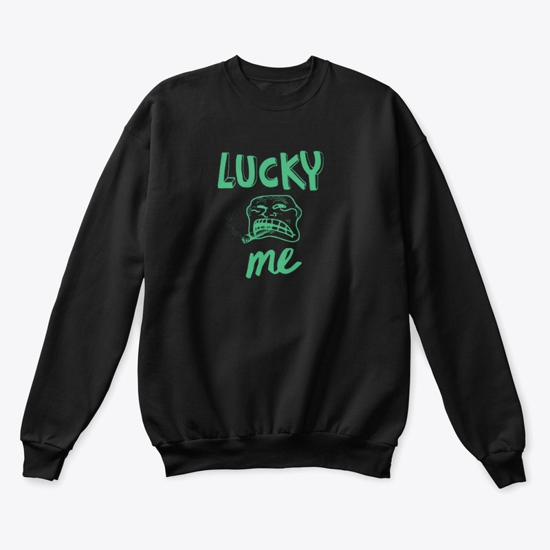 Lucky Me Smoking Face Funny Meme