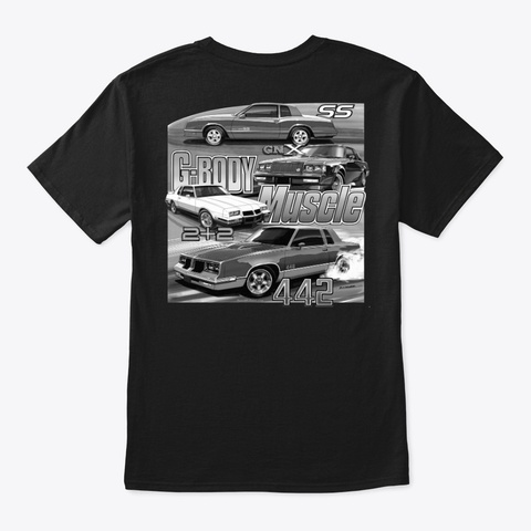 G Body Muscle B+W 2 Side Black Maglietta Back