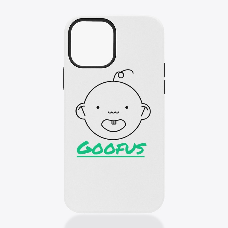 White Goofus Phone Case