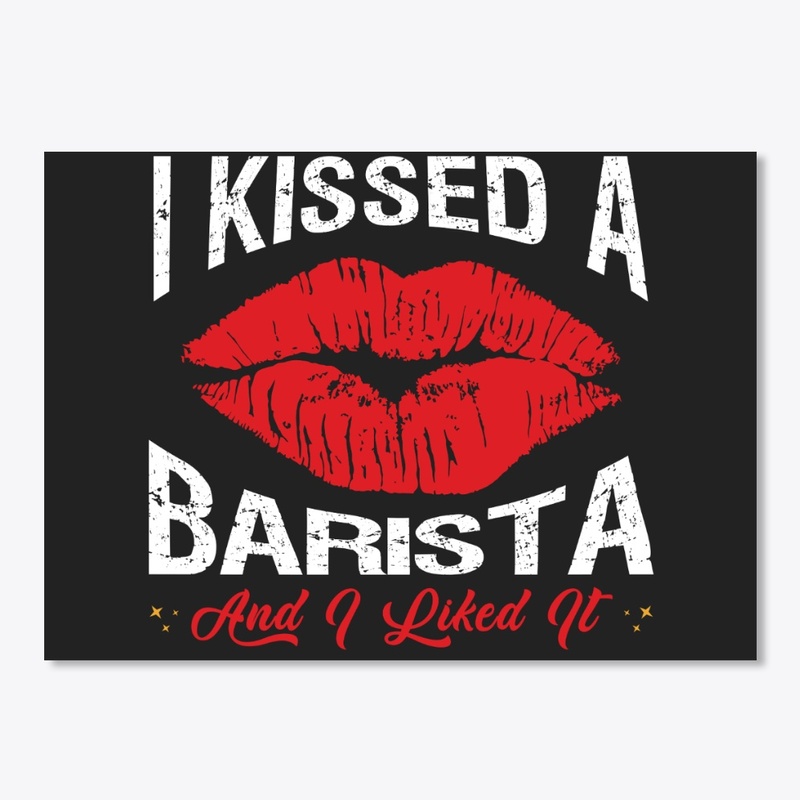 I Kissed A Barista Face Mask