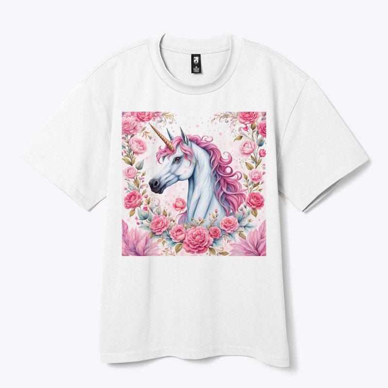 Unicorn Among Roses