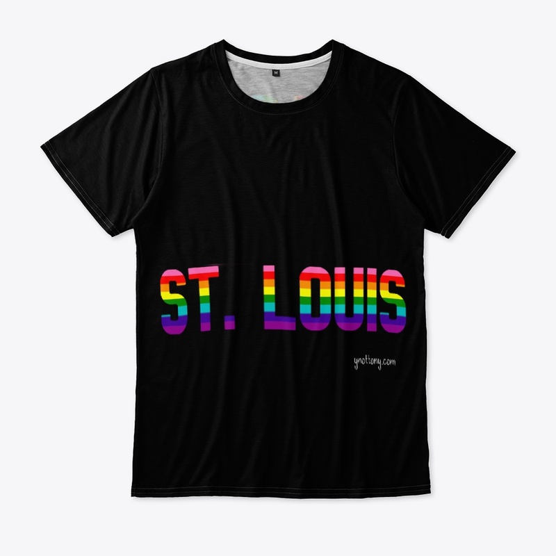 St. Louis Pride Rainbow Flag Apparel