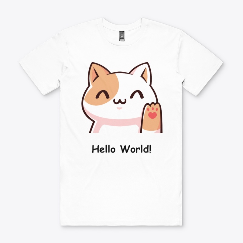 HELLO WORLD- CUTE CAT