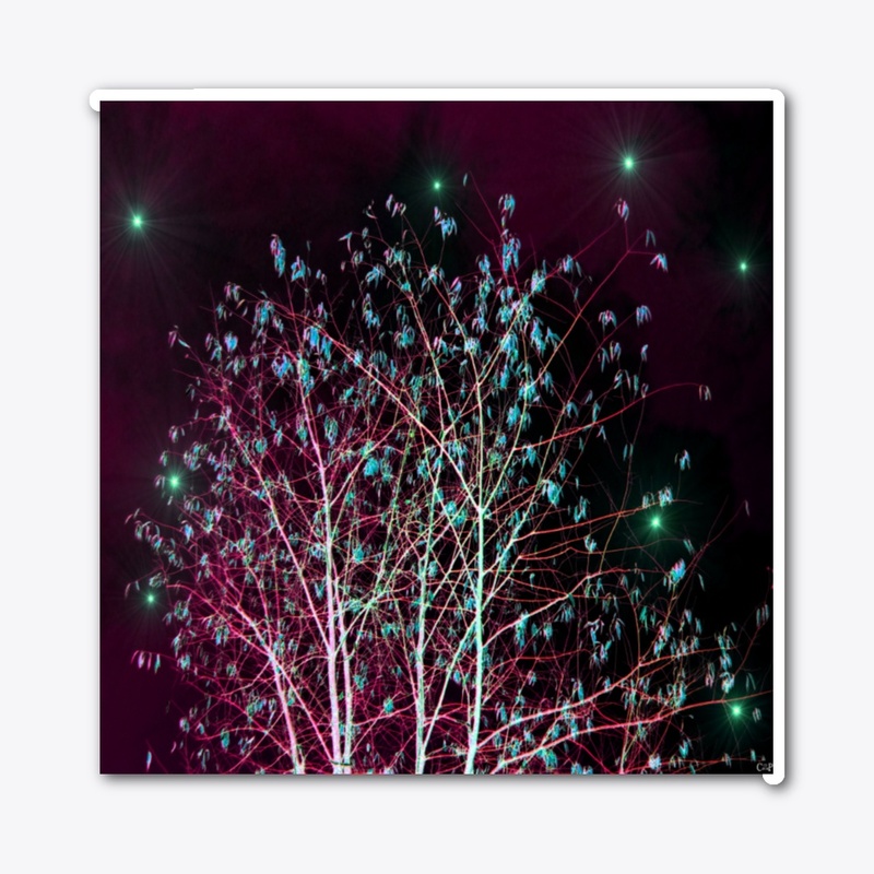 Blue leaves