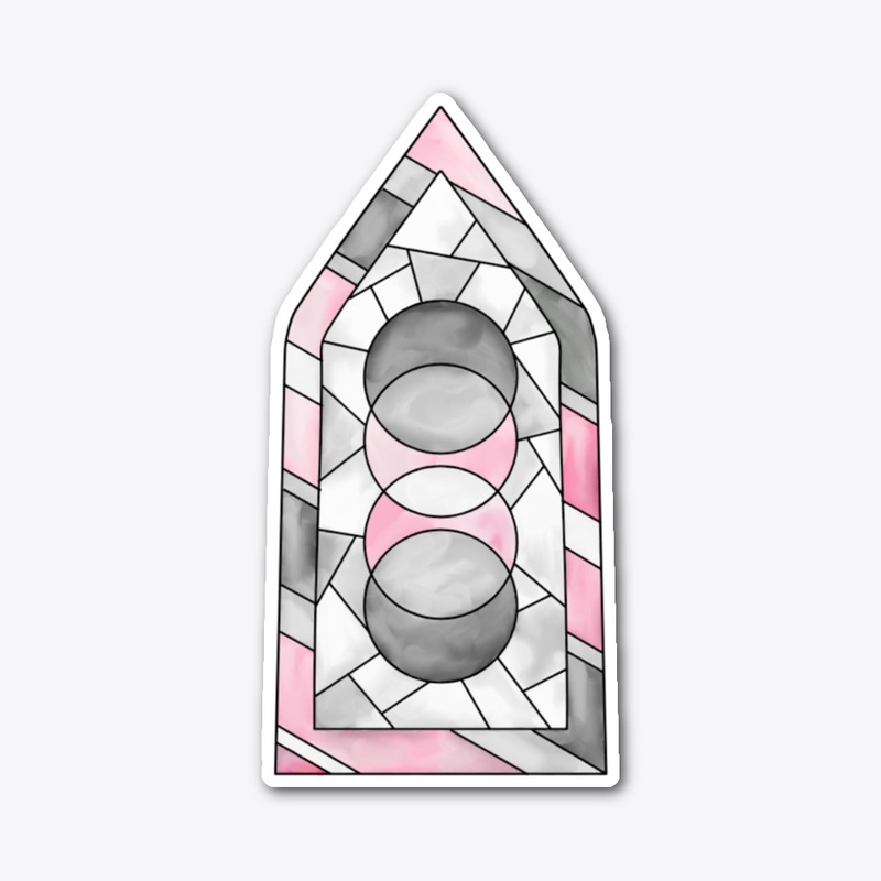 Stained Glass Demigirl Window