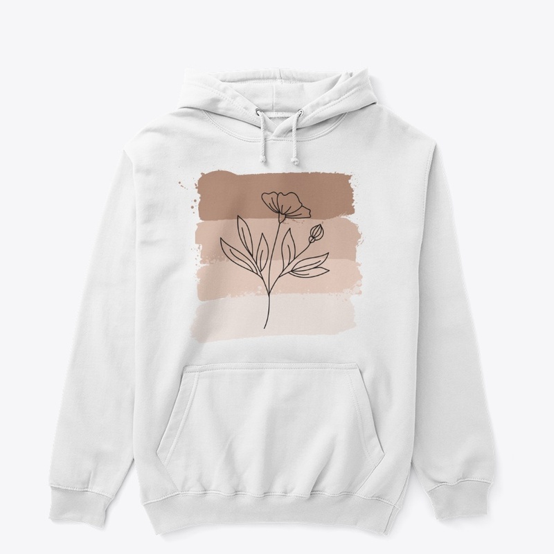 Abstract flower Classic Pullover Hoodie