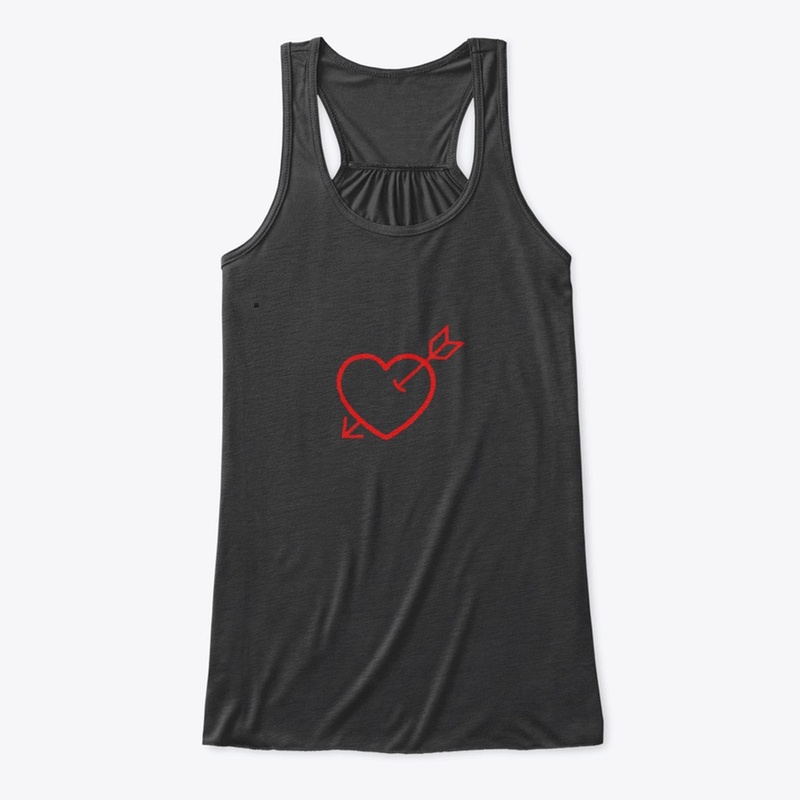 Love heart T-shirts for ladies 