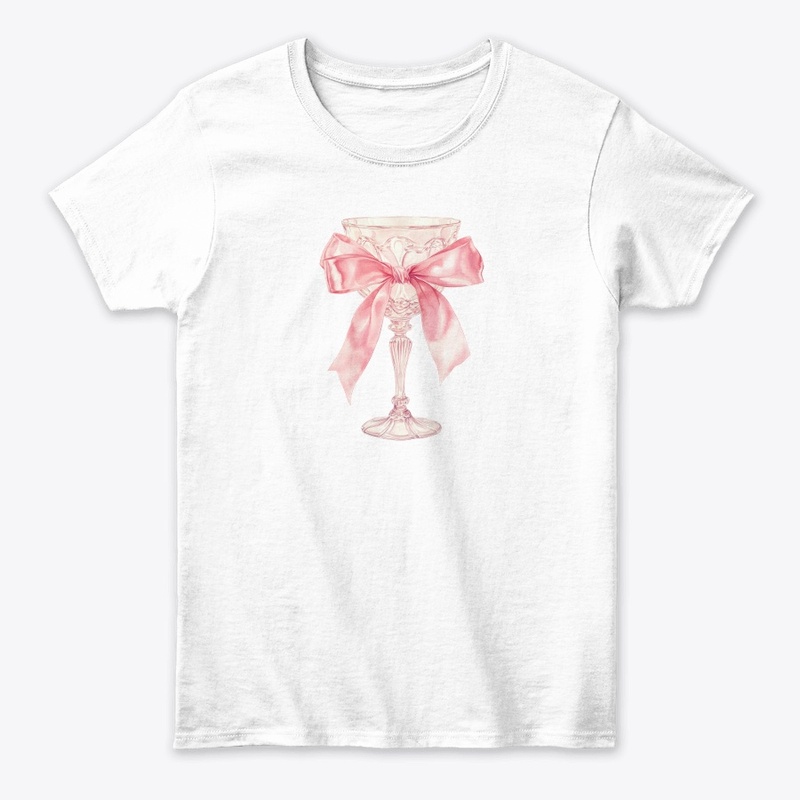 Pink Bow on the Goblet