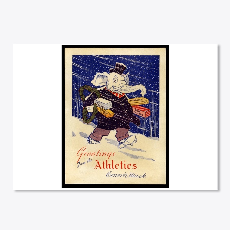 Philadelphia Athletics Christmas Card