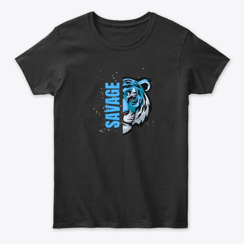 Savage Blue Tiger – Bold Streetwear 