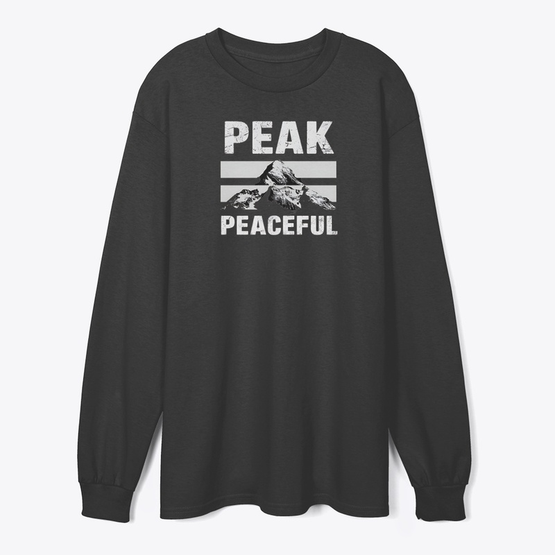 Peak peaceful t-shirt design