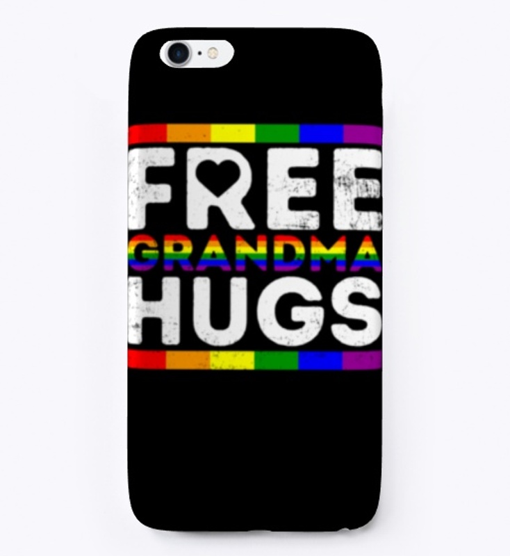 Free Grandma Hugs Rainbow LBGT