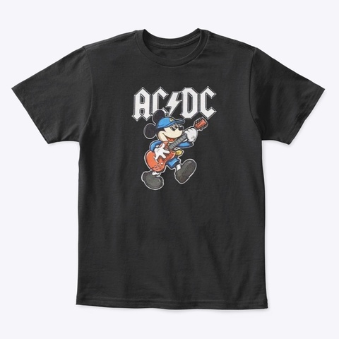 Acdc Mikey Black T-Shirt Front