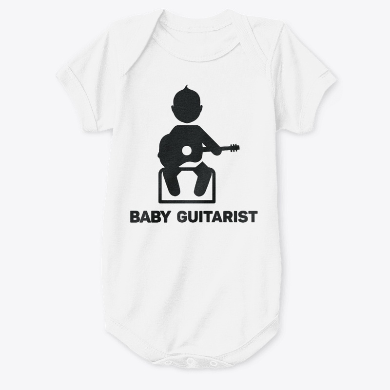 Short Sleeve Baby Bodysuit - Guitarist