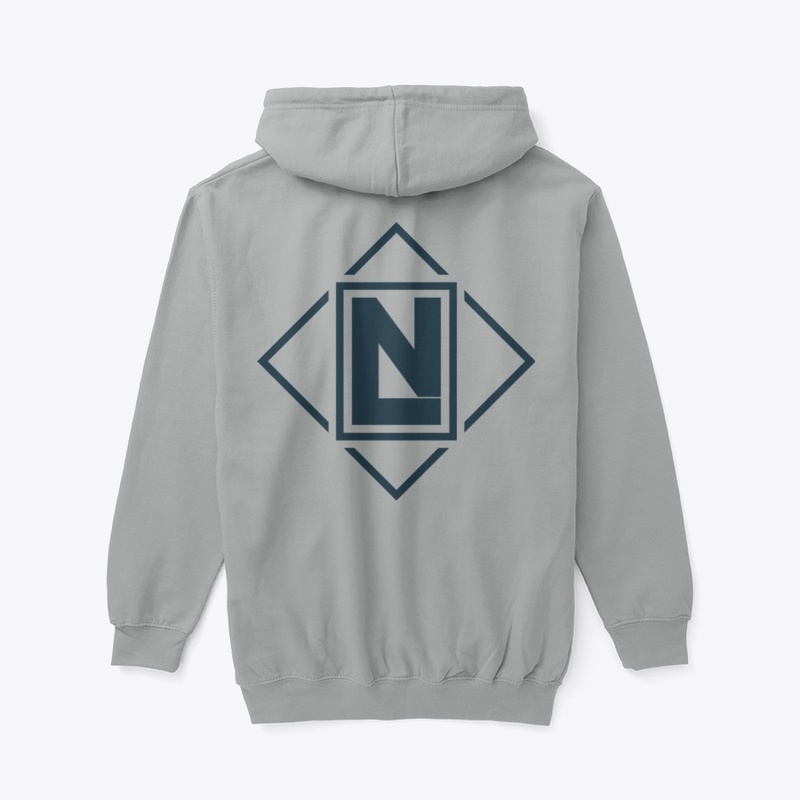 Light Steel Zip Hoodie
