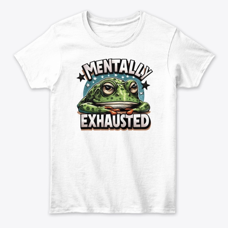 Mentally Exhausted Frog