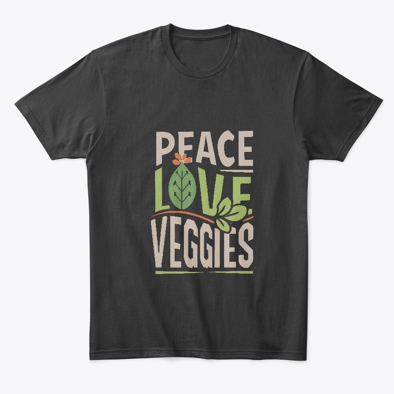 Peace Love Veggies T-shirt