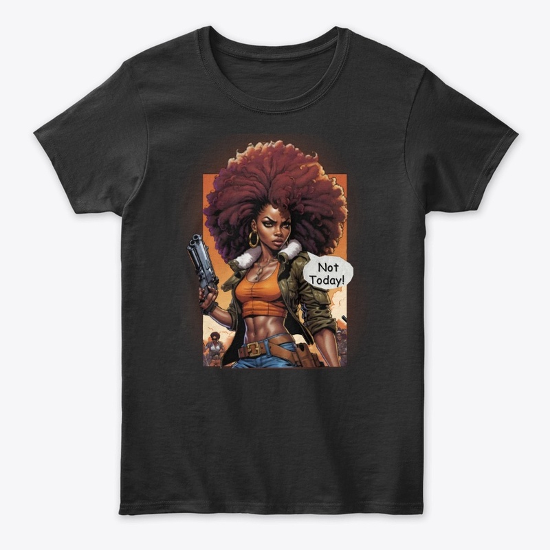 Black Ebony Superhero 